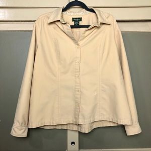 Eddie Bauer Tan/Yellow Soft Blazer Vintage XXL